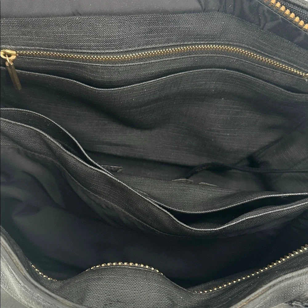 Dagne Dover Elegant Black Legend Signature Tote Bag
